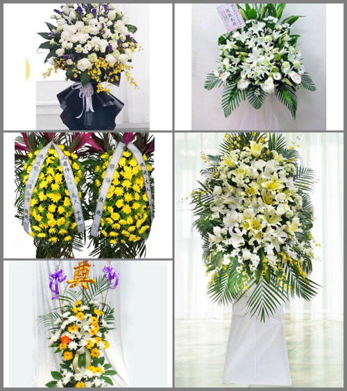 山西阳泉郊区西南舁乡白事花篮预定